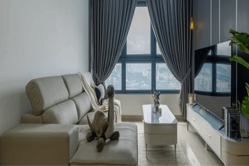 Styled rental interior